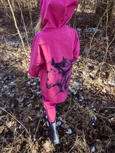 Ielādējiet attēlu galerijas skatītājā, Meiteņu Softshell jaka ar dzīvnieku apdruku (86-98 izmērs)
